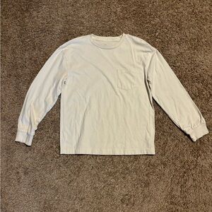 Boy’s Gap Kids Organically Grown Cotton Pocket Tee Beige Size L